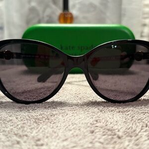 Kate Spade Glossy Black Sunglasses